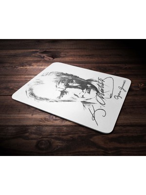 Hediye Zengini Kişiye Özel Atatürk Siluet ve Imza Temalı Mouse Pad