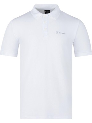 2AS Aluna Polo Yaka T-Shirt Beyaz