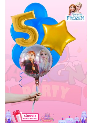 Lasagna Store Elsa Frozen Baskılı Lüx GOLD Folyo Seti