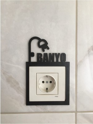 Home Jamin ﻿dekoratif Banyo Priz Çerçevesi 3 Adet