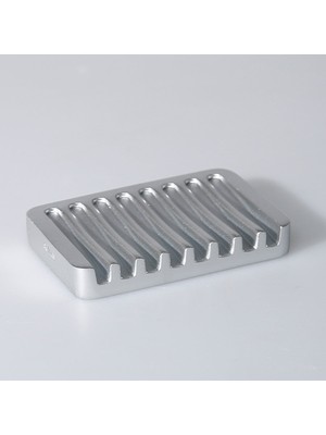 Selim Smooth Katı Sabunluk Gümüş