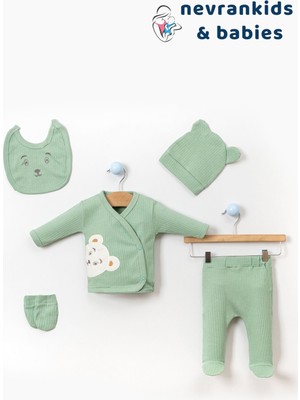 Nevran Kids Bear Organik 5'li Hastane Çıkışı Seti