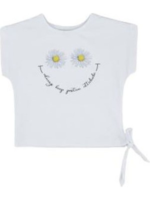 Best Kids Papatya Baskılı T'shirt