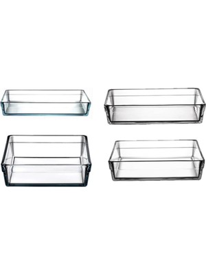 Paşabahçe Premium Borcam Seti - 4 Lü Borcam Takımı Özel Seri