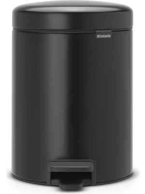 Brabantia Newıcon Matt Black Pedallı Çöp Kutusu 2X2L
