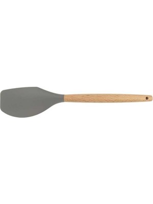 Epinox Silikon Sıyırma Spatulası Ahşap Sap (Ash-13) - V
