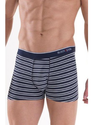 Blackspade 9551 Erkek Stripes 2 Li Lacivert Boxer