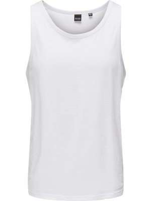 Only & Sons Aden Reg Tank Top Erkek Beyaz Atlet 22026082-01