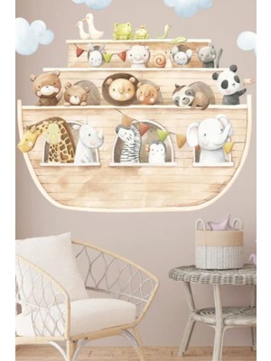 Duende Sticker -Dekoratif Nuhun Gemisi Çocuk Odası Stickerı