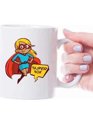 Super Mom Anneye Özel Kupa Bardak