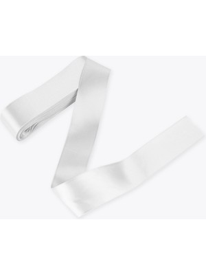 Saten Kurdele 3CM-10MT-BEYAZ(101)