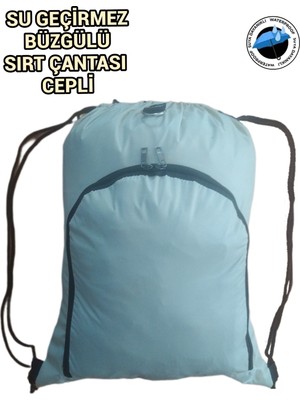 Sevbags Günlük Su Geçirmez  Okul Yüzme Plaj Spor Fitnes Büzgülü Sırt Çantası