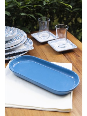 M'art Home Bluen Oval Sunum Tabağı