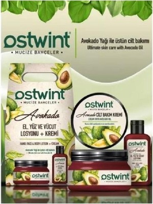 Ostwint Krem ve Losyon Set Avokado 300 + 100 ml - Kofre 8683835159864