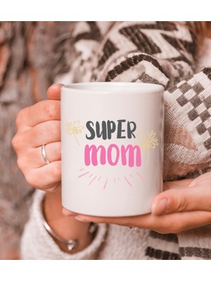 Super Mom Anneye Özel Kupa Bardak