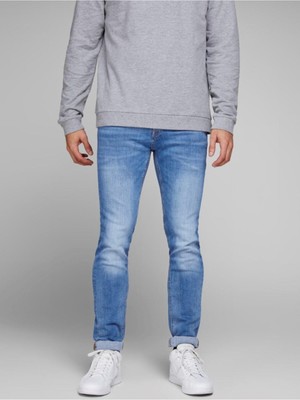Jack & Jones 12146866 Tım Slim Fit 781 Blue Denim Mavi