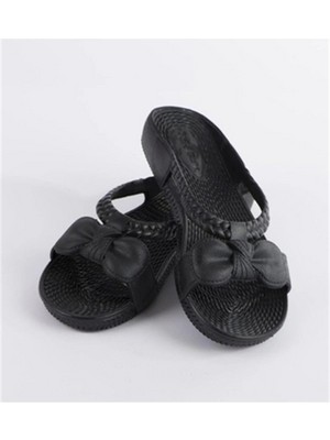 Kaşgar Kadın Siyah Plaj Havuz Terliği