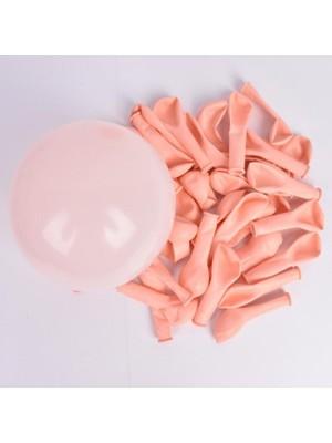 Kidspartim 100 Lü Balon Mini Makaron Somon 6 Inç