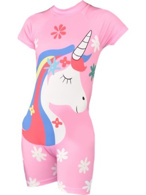 Rs Ramuni Kız Çocuk Tulum Mayo Unicorn