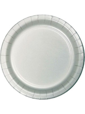 Balonevi TMT7057 Gümüş, 8 Adet Tabak 23CM