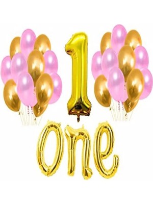 Çıtı Pıtı Store 1. Yaş Kız Balon Süsleme