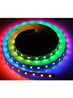 Hazar Led 24 Volt Rgb 5050 Şerit LED M/60 LED Iç Mekan IP20 5 Metre