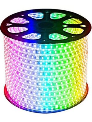 ŞANLED Rgb Hortum Esnek Şerit LED  + 220V FIŞ/1,2,3,4,5,10,15,20,25,50,100 Metre