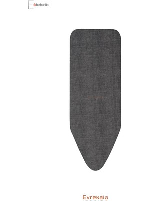 Brabantia Ütü Masası Örtüsü Kalın Sünger Ve Brabantia Keçe 124 x 45 cm