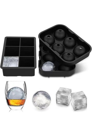 Ice Cube Tray Folding Ice Maker Silicone Mold 18-cell Bar Accessories – The  Izin Store