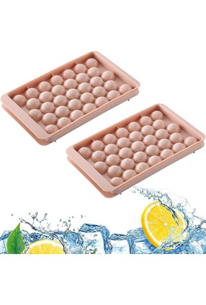 Ice Cube Tray, Ice Cube Molds With Lid12.8*13.8cm, Premium Silicon Ice Cube  Trays Round Ice Buckets Ice Cube Maker Easy Release For Whiskey, Champagne