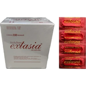 Extasia Prezervatif & Kondom 1 Kutu (100 Adet) Gizli Gönderim