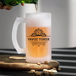 Kişiye Özel Hediyelik Isimli Bira Bardağı