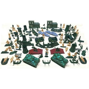 139PCS Mini Ordu Figürleri 5 cm Askerler Askeri Simülasyon Oyuncakları ile Çocuklar Için (Yurt Dışından)