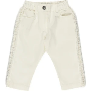 Kız Bebek Düğmeli Pantolon