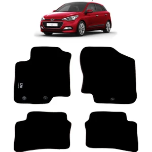 Hyundai I20 2014-2020 Halı Paspas Siyah