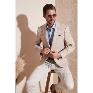 Regular Fit 6 Drop Tek Yırtmaçlı Blazer Ceket Erkek Ceket Nipoye