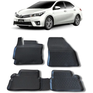 Toyota Corolla Paspas 2013 2018 Arası 3D Havuzlu Wöller Paspas