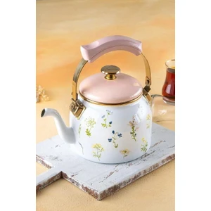 Qualita-Sun Emaye Bitki Çayı Demliği/beyaz ACAR-XAP-05751/6