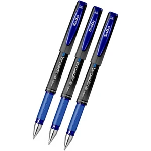 Mavi Imza Kalemi 1.0mm 3 Adet Imza Kalemi Pilot 1,0 mm Kalın Uçlu Kalemi Hızlı Kuruyan Jel Mürekkep