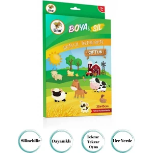 Boya ve Sil Aktivite Kitabı Çiftlik
