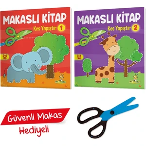 Yükselen Zeka Kes Yapıştır Makaslı Set Makas Makaslı