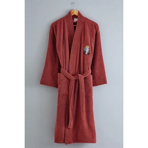 Marie Claire Elliot Bakır Pamuklu Tekli Erkek Bornoz