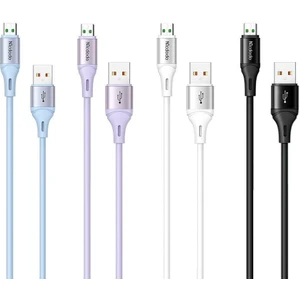 CA-1850 4A Microusb Hızlı Data Şarj Kablo 0.2m-Siyah