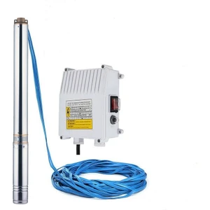 4" 1 Hp 10 Kademe Dalgıç Pompa 30 mt Kablo ve Pano DAHIL(220)