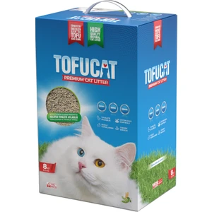 , 8 Litre, Topaklanan, Üstün Koku Hapsedebilen, Tuvalete Atılabilen, Doğal, Tofu Kedi Kumu