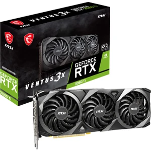 VGA GEFORCE RTX 3060 TI VENTUS 3X 8GD6X OC RTX3060TI 8GB GDDR6X 256B DX12 PCIE 4.0 X16 (3XDP 1XHDMI)