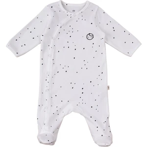 Little Gusto Patikli Tulum Yenidoğan Cosmos Beyaz Organik Pamuk