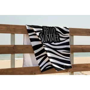 Pusula Home Zebra Dijital Baskılı Plaj Havlusu -70 x 150 cm