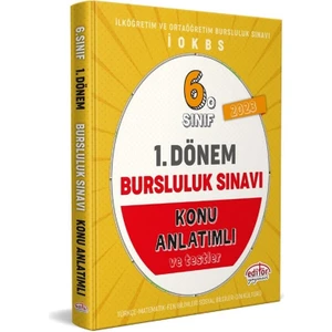 Editör Yayınları 6. Sınıf 1. Dönem Bursluluk Sınavı Konu Anlatımlı