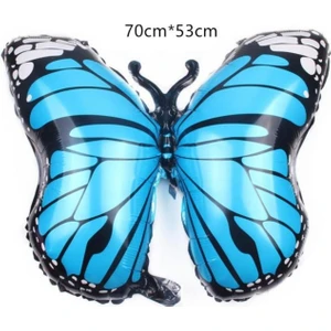 Kelebek Folyo Balon Mavi